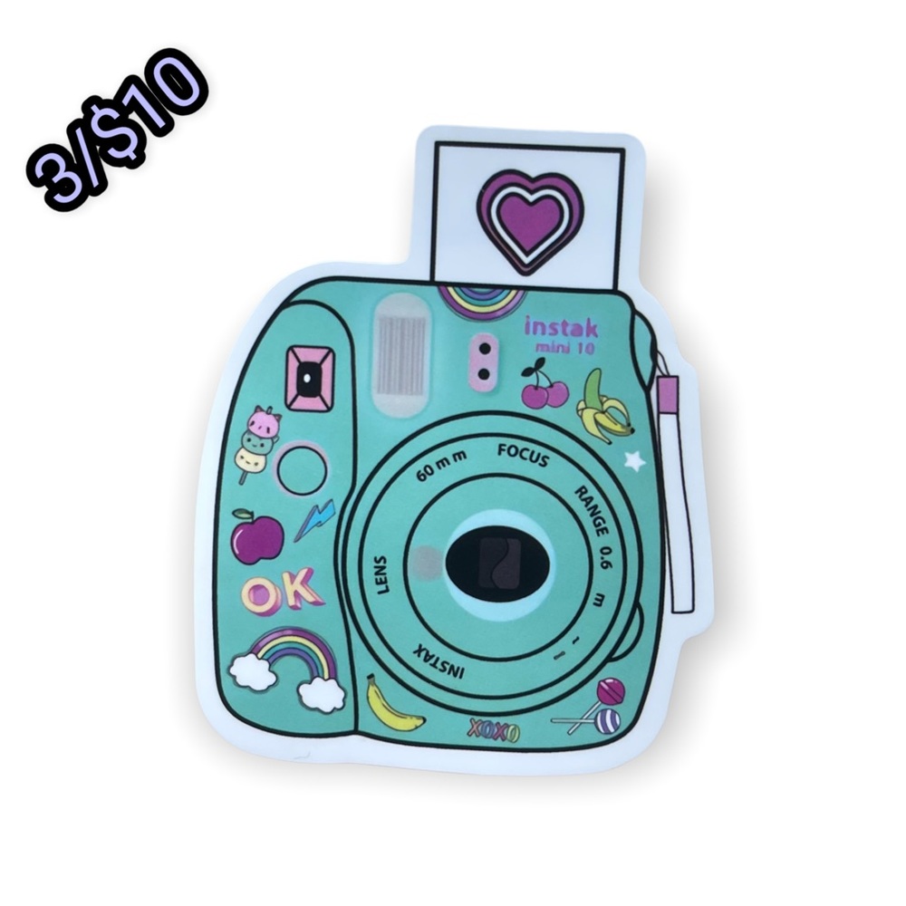 ✨3/$10✨ Polaroid Camera Sticker